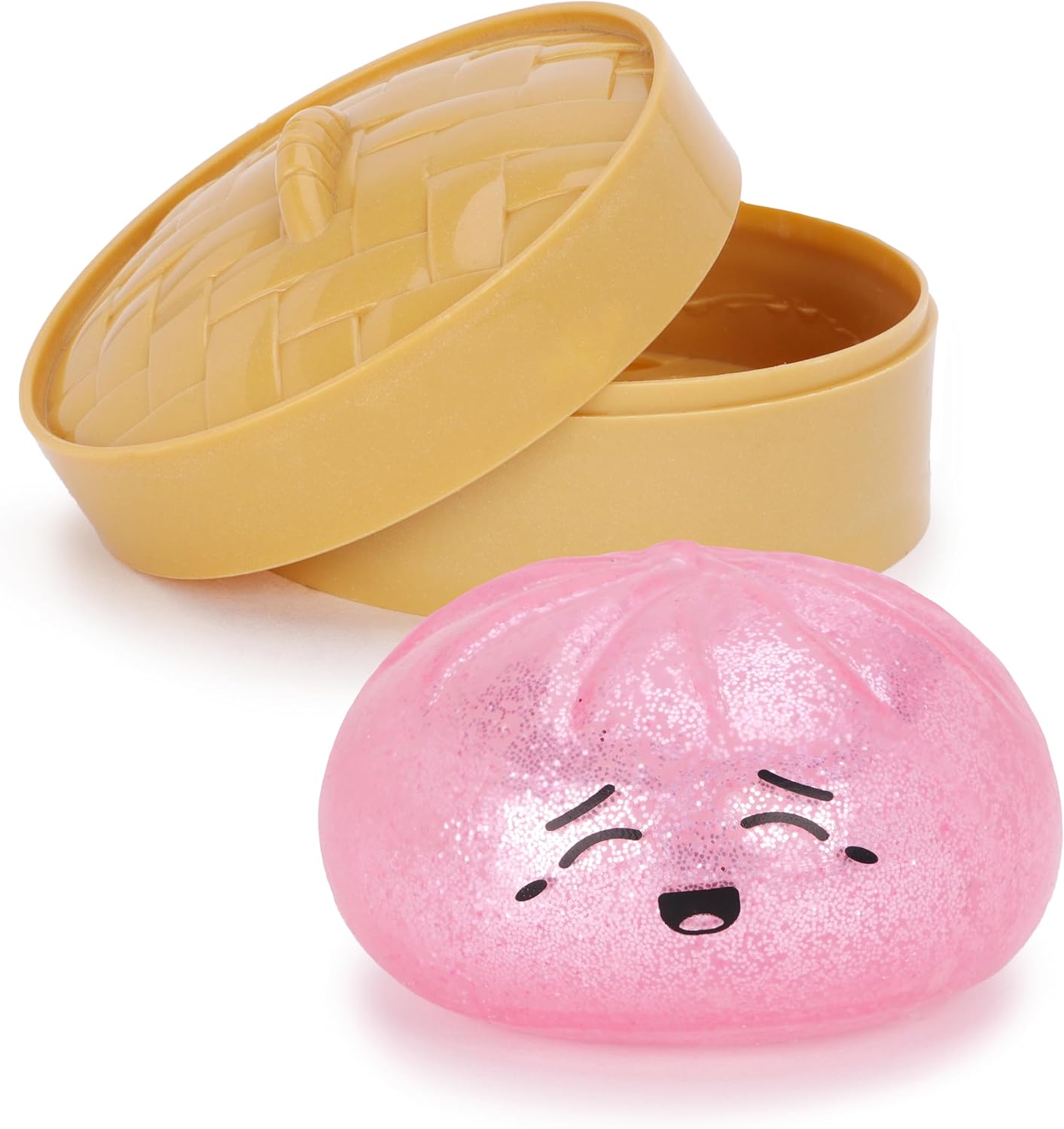 Toyland® Squishy Bao Dumpling Sensory Fidget Toy with Plastic Steamer Box - Squeeze Toys for Kids - 1 Chosen At Random - Ages 3+ — image 20