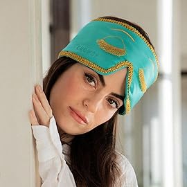 DROWSY Breakfast at Drowsy Silk Sleep Mask - 100% Pure Mulberry Silk, Total Blackout, Ultra-Soft & Skin Hydrating for Beauty Sleep, Fully Adjustable