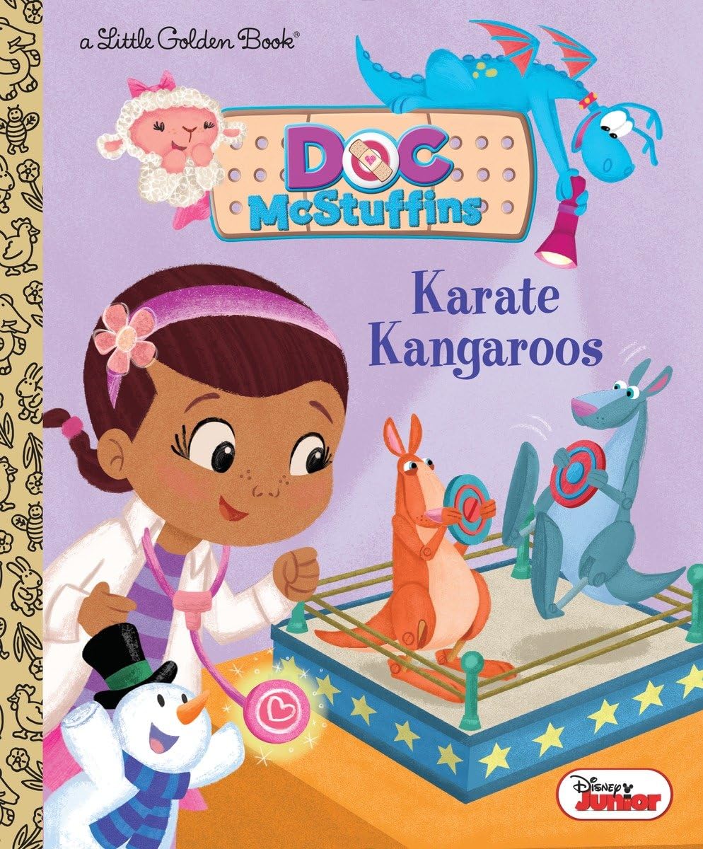 Karate Kangaroos (Disney Junior: Doc McStuffins) (Little Golden Book) Hardcover – Picture Book, January 5, 2016