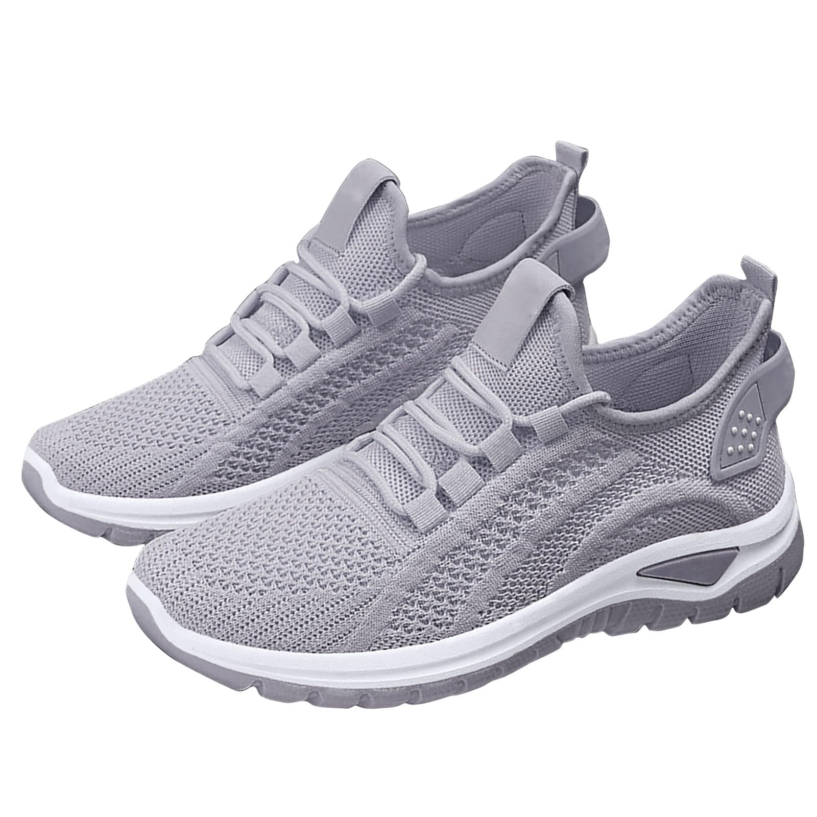 Scarpe da Ginnastica da Donna Eleganti Pianta Larga Sneakers Bianche Donna | Scarpe Ginnastica in Pelle Sintetica per Allenamento Palestra Calzature Atletica Leggerezza Assoluta Tessuto Sintetico