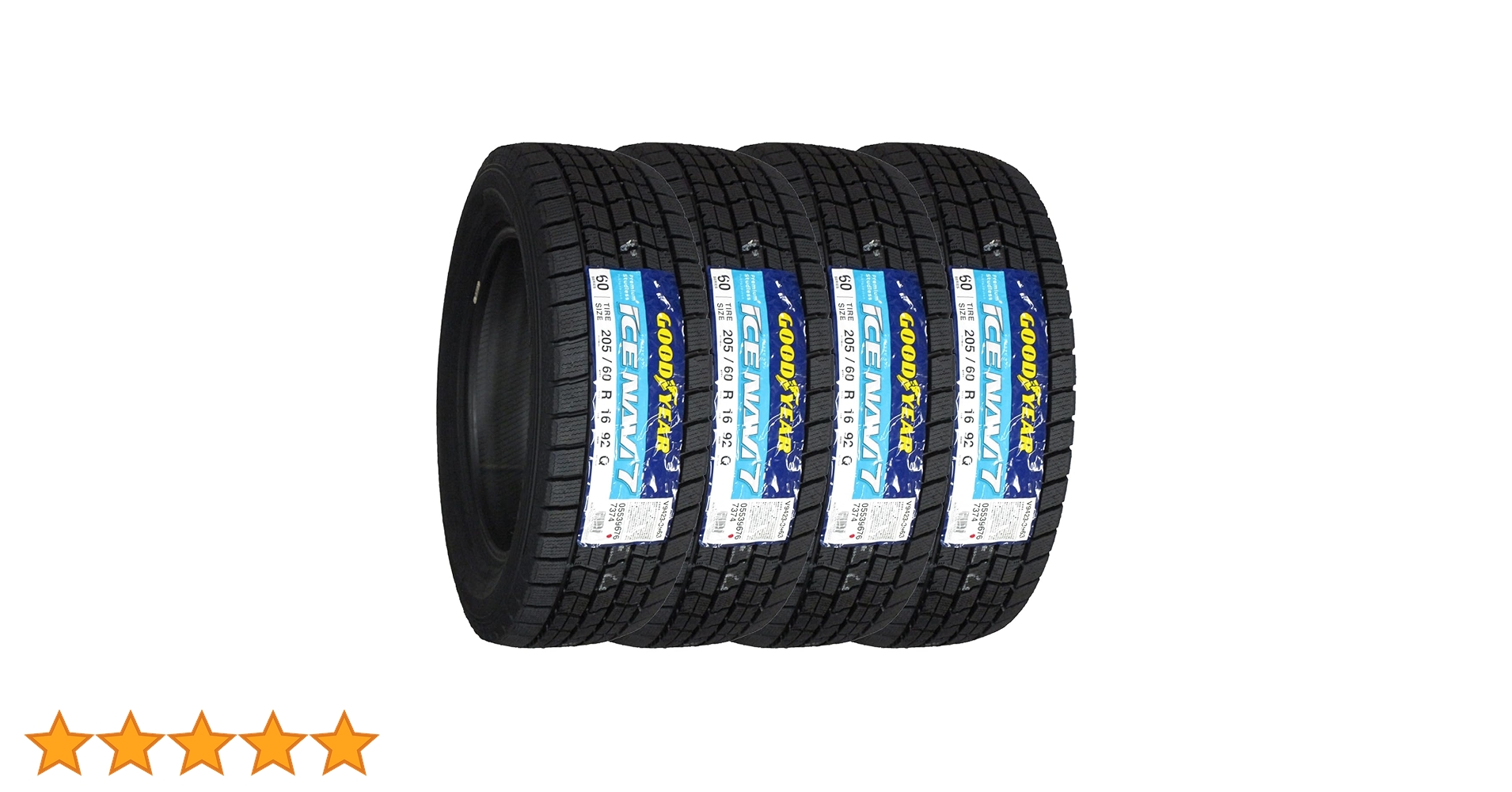 Amazon.co.jp: 205/60R16 92Q グッドイヤー アイスナビ セブン ICE