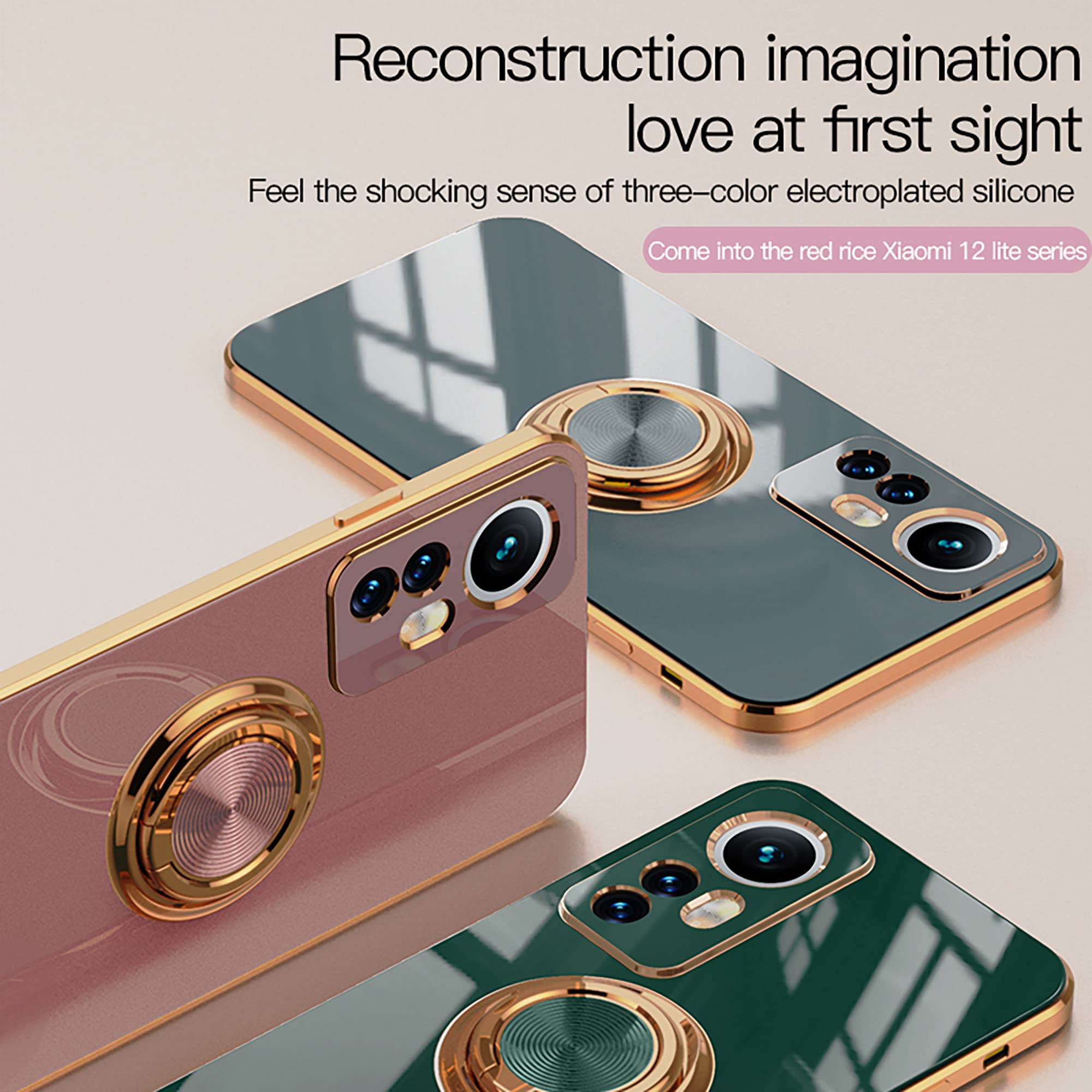 NEINEI Cover per Xiaomi Poco M4 Pro 5G,Custodia Luxury