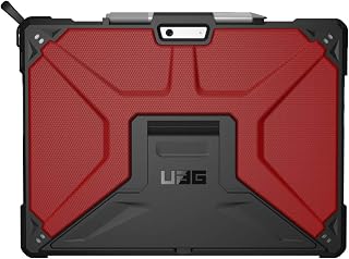 URBAN ARMOR GEAR UAG Designed for Microsoft Surface Pro X Case [13-inch Screen] Metropolis Feather-Light Rugged Military Drop Tested Protective Cover, Magma