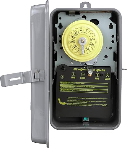 Miniatura 4 de Intermatic T104R 208277-voltios interruptor de tiempo de 24 horas con protector para exteriores