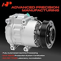 Vista 3 de A-Premium Compresor de aire acondicionado con embrague compatible con Kia Sorento 2011-2012, Hyundai Santa Fe Veracruz 2007-2012, 3.3L 3.5L 3.8L