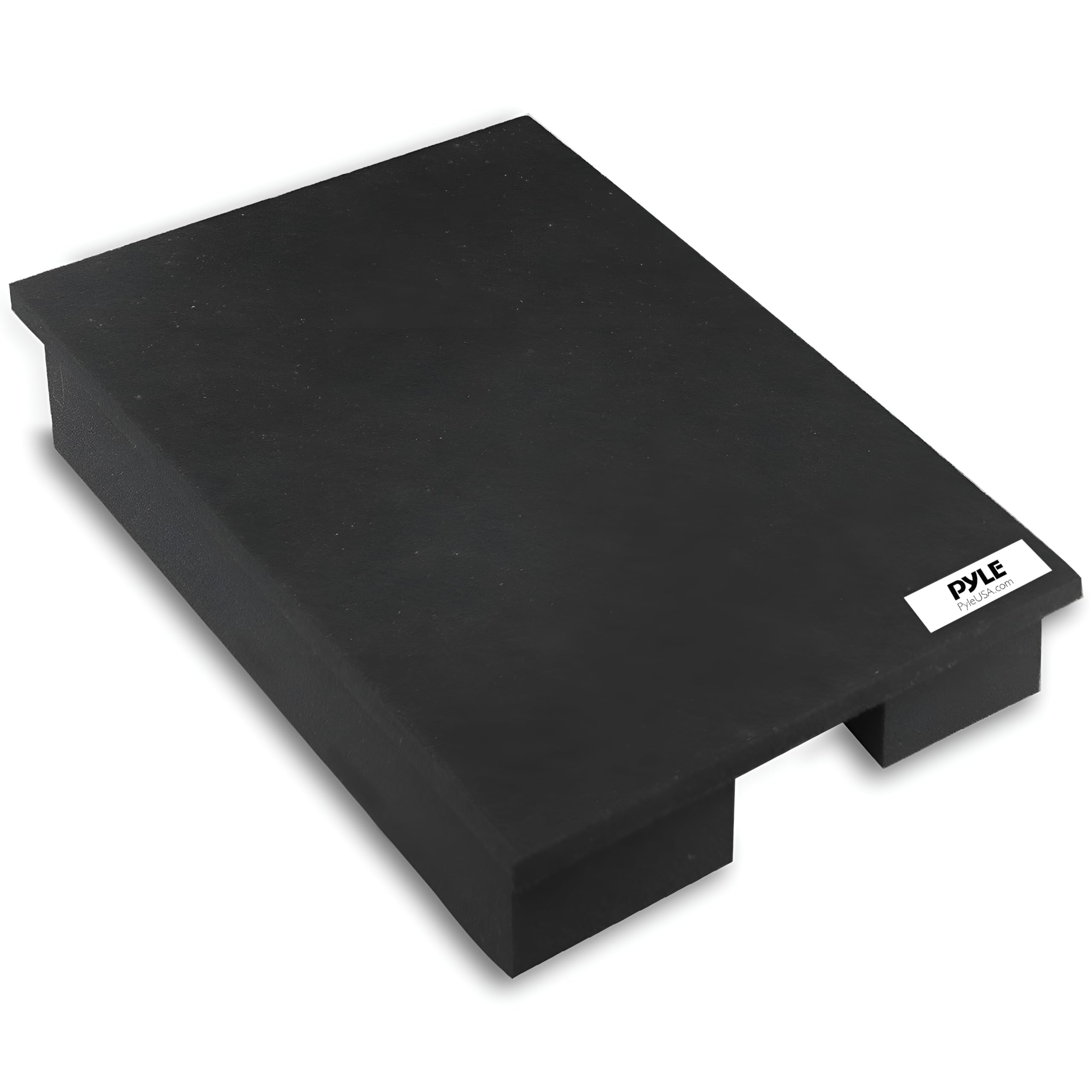 Pyle Sound Dampening Speaker Riser Foam - Audio Acoustic Noise Isolation Platform Pads Recoil Stabilizer w/Rubber Base Pad For Studio Monitor, Subwoofer, Loud Speakers - PSI21 (22.3 x 15 x 3 Inch)