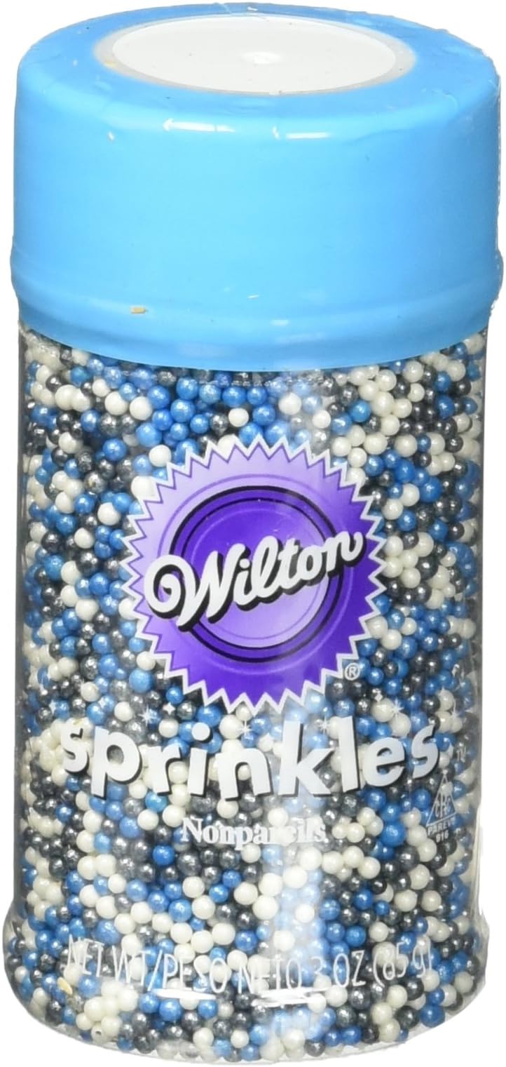 Wilton Blue Nonpareils Sprinkles Mix