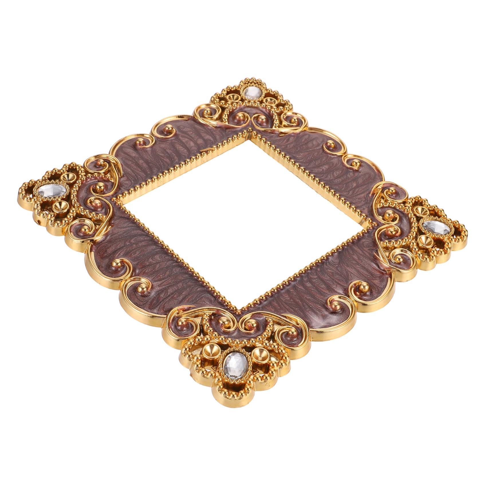 Adorno de pared dorado para cubrir marcas de interruptores fácil de montar