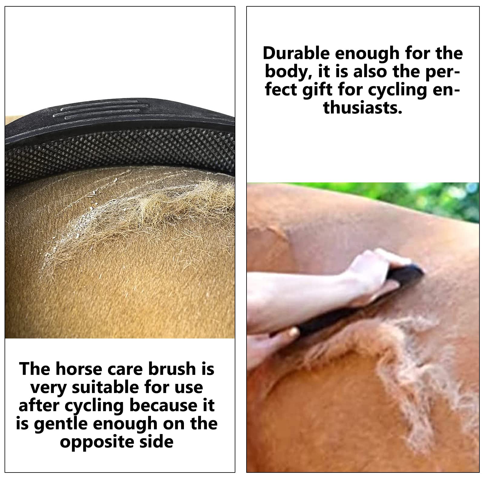Cepillo para raíces de Caballos, 6 en 1, Cepillo de Caballo, Cepillo de Masaje para Caballos para Eliminar el Pelo seco y Suelto de Caballos y Perros Grandes