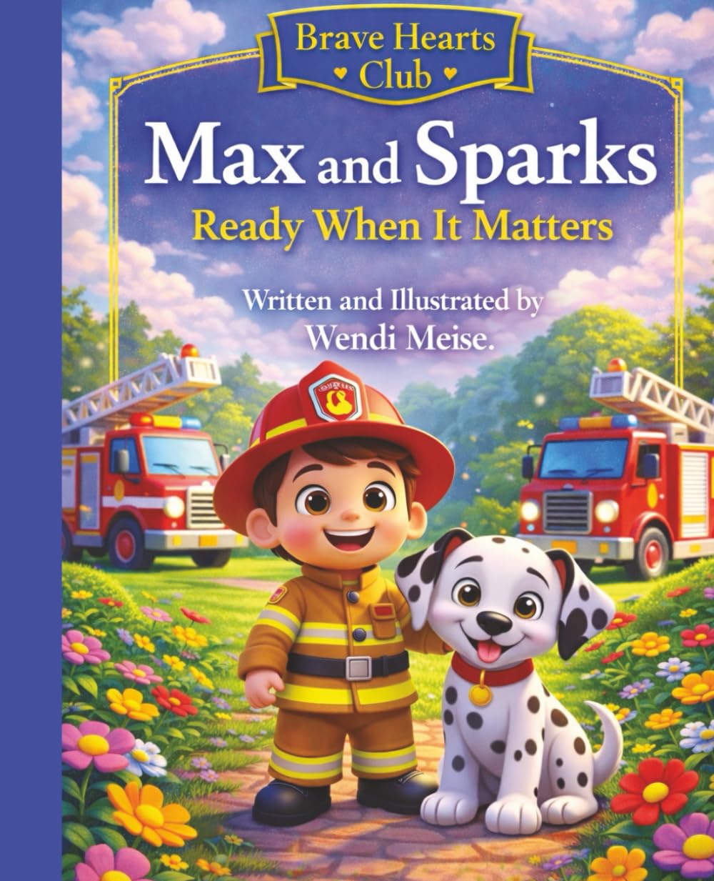 Max and Sparks Ready When It Matters, A Gentle Brave Hearts Club Story About Staying Calm, Helping Others, and Being Ready When It Counts: A ... Hearts Club: Where gentle courage grows)