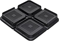 Vista 8 de Elevadores de cama de 6 pulgadas resistentes, elevadores de muebles para cama, escritorio, mesa, sofá, sofá, elevadores de cama de gran