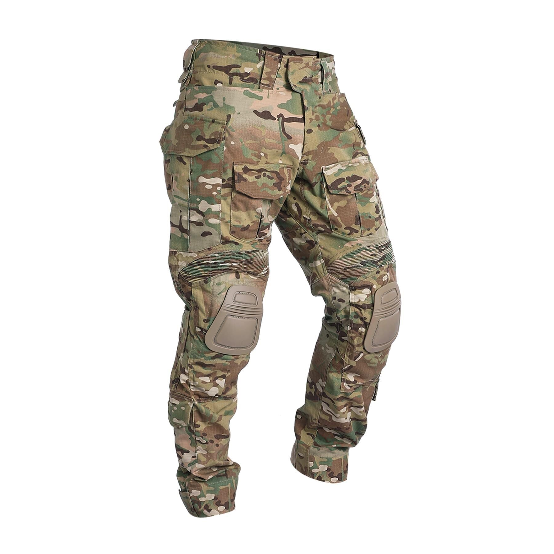 Pantalon Tactique De Combat G3 for Hommes avec Genouillères, Pantalon De Camouflage, Pantalon D'entraînement De Chasse en Plein Air(L)