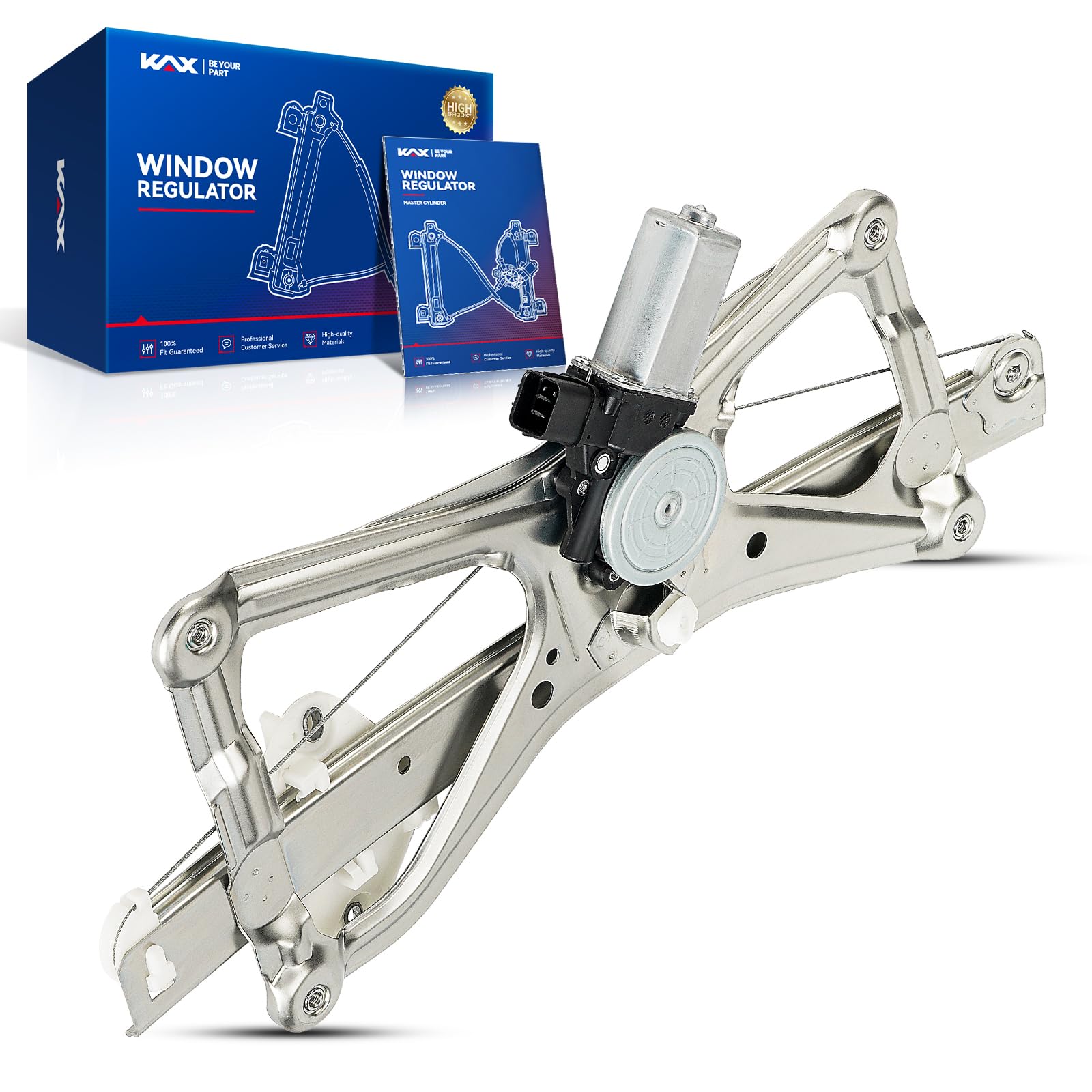 KAX Front Right Power Window Regulator w/Motor Fit for Civic 2006-2011