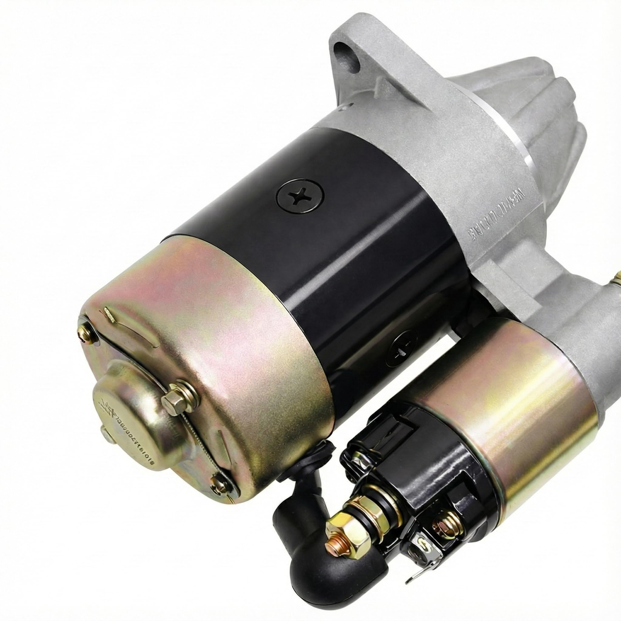TOPWAY Motor de Arranque Eléctrico 12V 0.8KW para Motor Diésel Kipor 5KVA Yanmar L40 L48 L70 L90 L100
