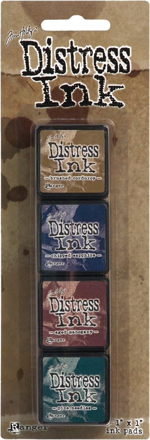 Ranger Tim Holtz Mini Distress Ink Kit 12, Plastic Multicolour 10 x 2,5 x 1,3 cm Ranger Tim Holtz Mini Distress Ink Kit 12, Plastic Multicolour 10 x 2,5 x 1,3 cm