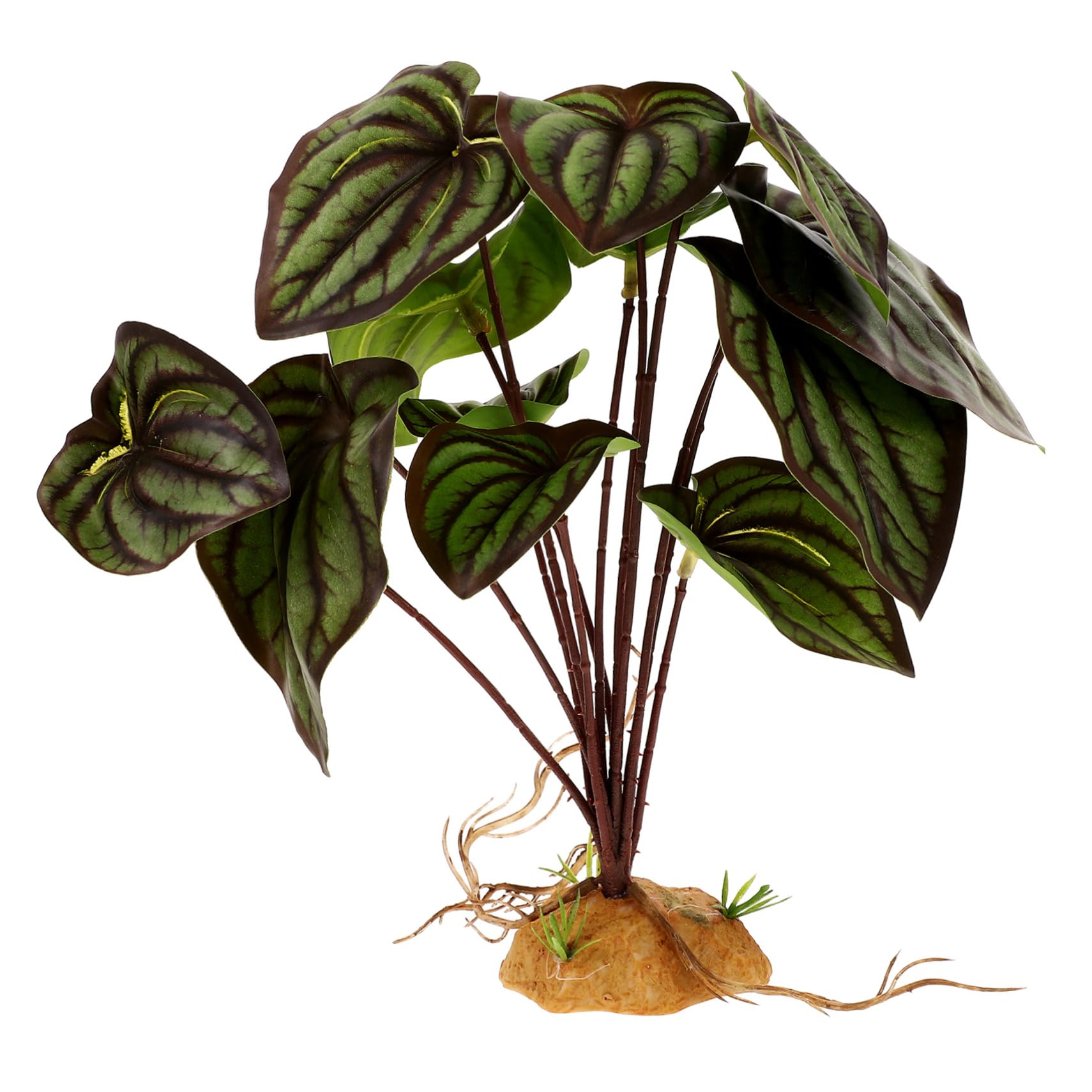 Happyyami Reptile Tank Plant Aquarium Landscaping Ornament Fake Plants Decor for Reptiles