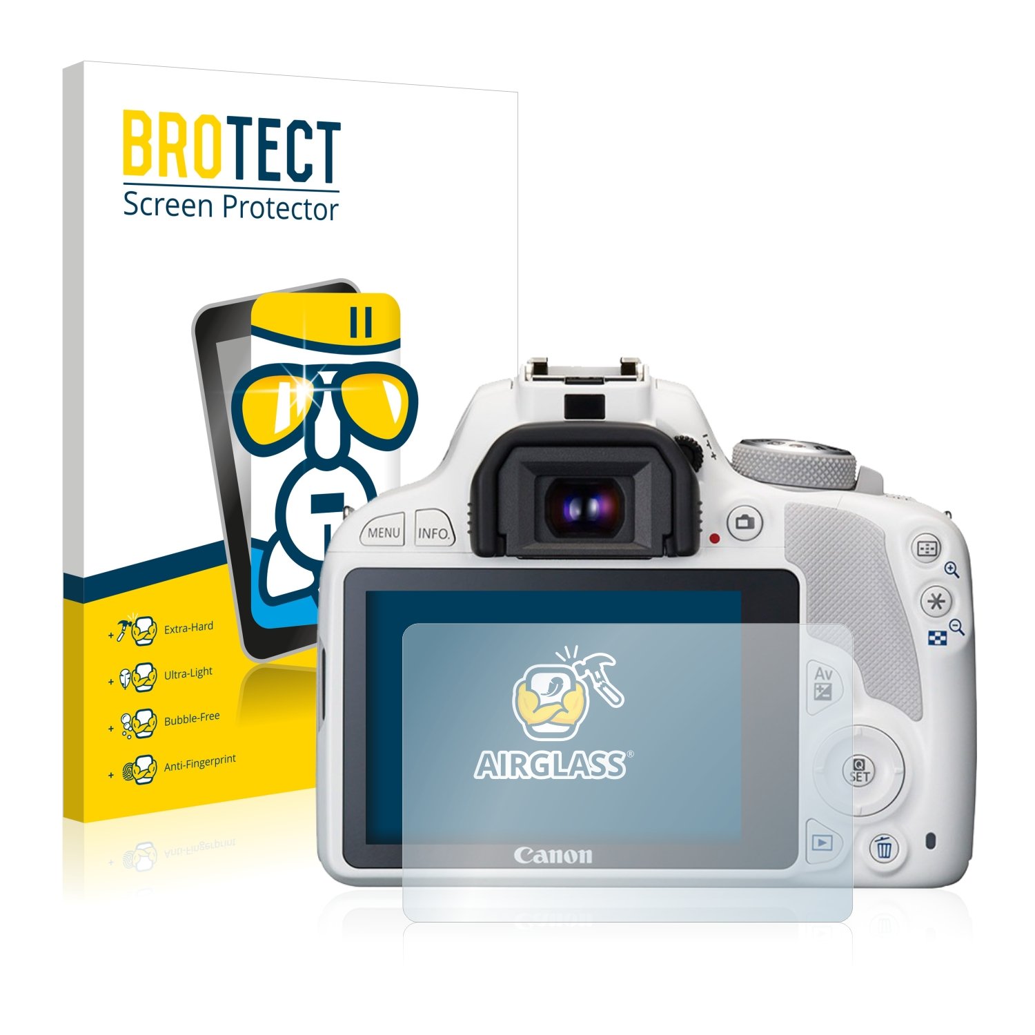 Brotect Pellicola Protettiva Vetro Per Canon EOS R100 Protezione
