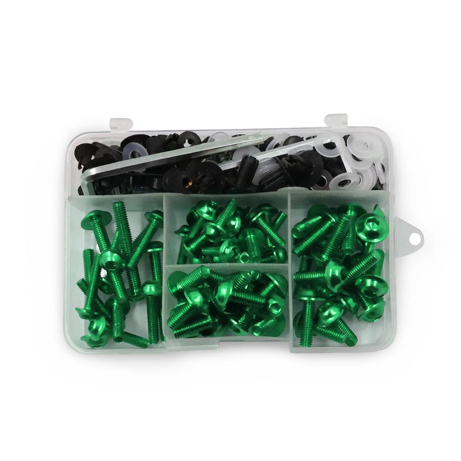Trfbd Green Fairing Body Screws For Cb650r Cb500r Cbr600rr Cbr900rr Cbr929rr Cbr1000rr Cbr 600Rr 900Rr 929Rr 1000Rr 600 F2 F3 F4i Cnc Alloy(Green)
