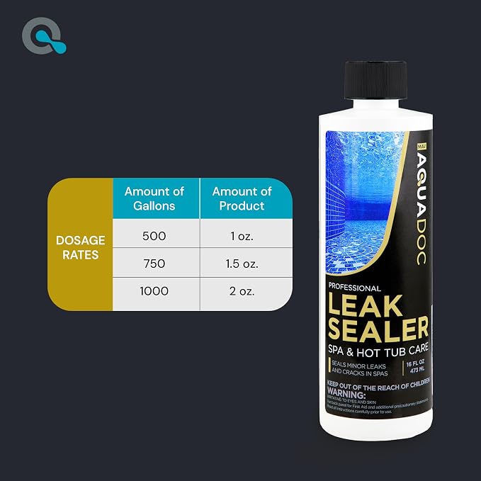 Sellador de Fugas para Spa 16oz AquaDoc miniatura 6