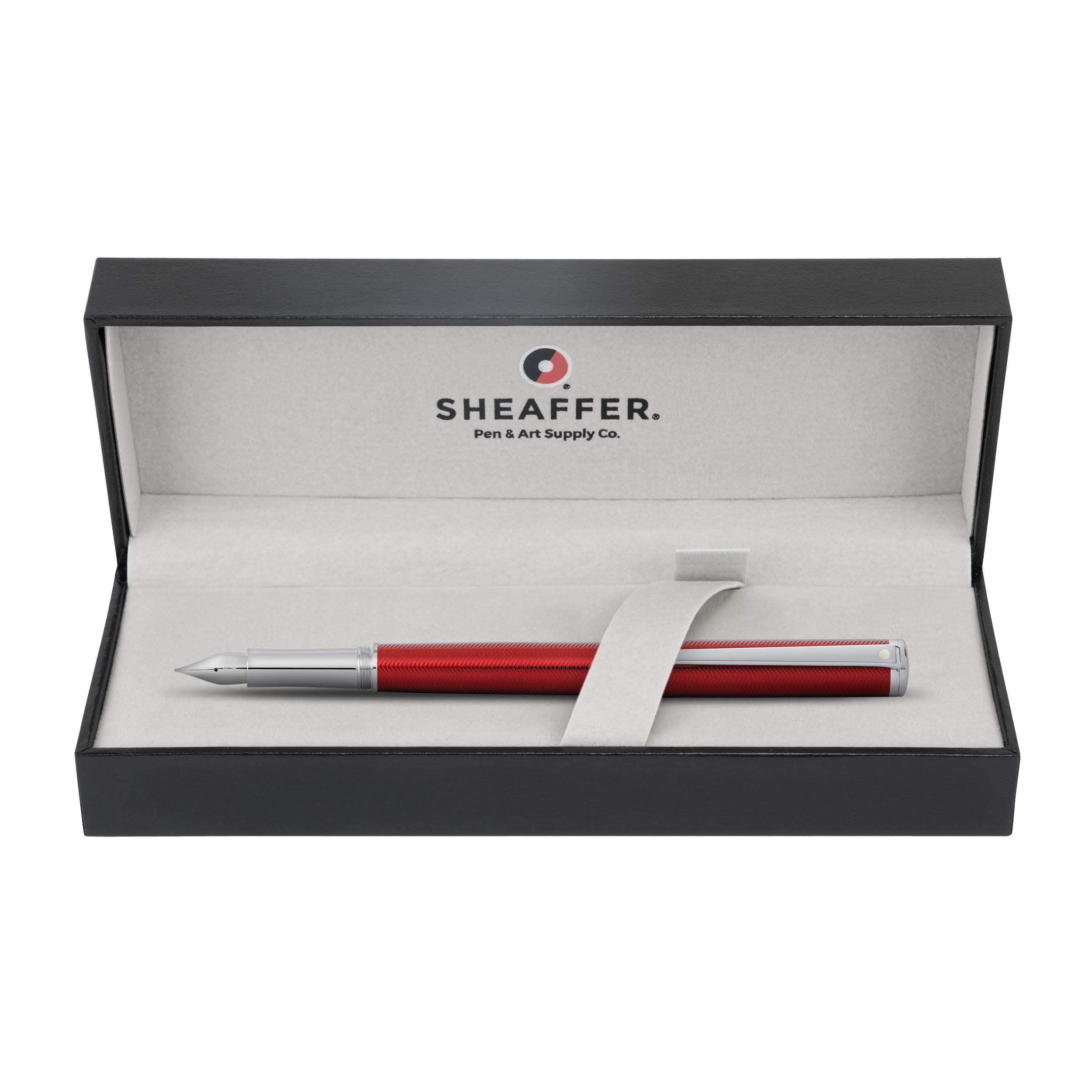Amazon.co.jp: Sheaffer Intensity 刻印レッドラッカー クローム
