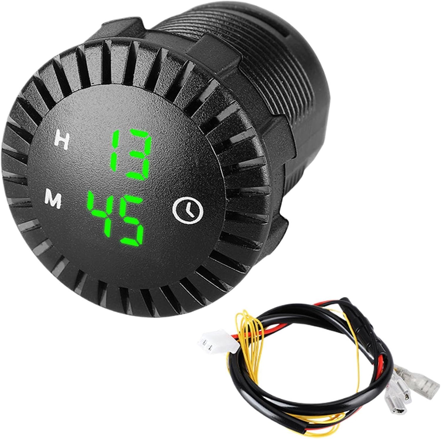 Car Digital Clock - Waterproof LED Display 12 Volt 24 Volt