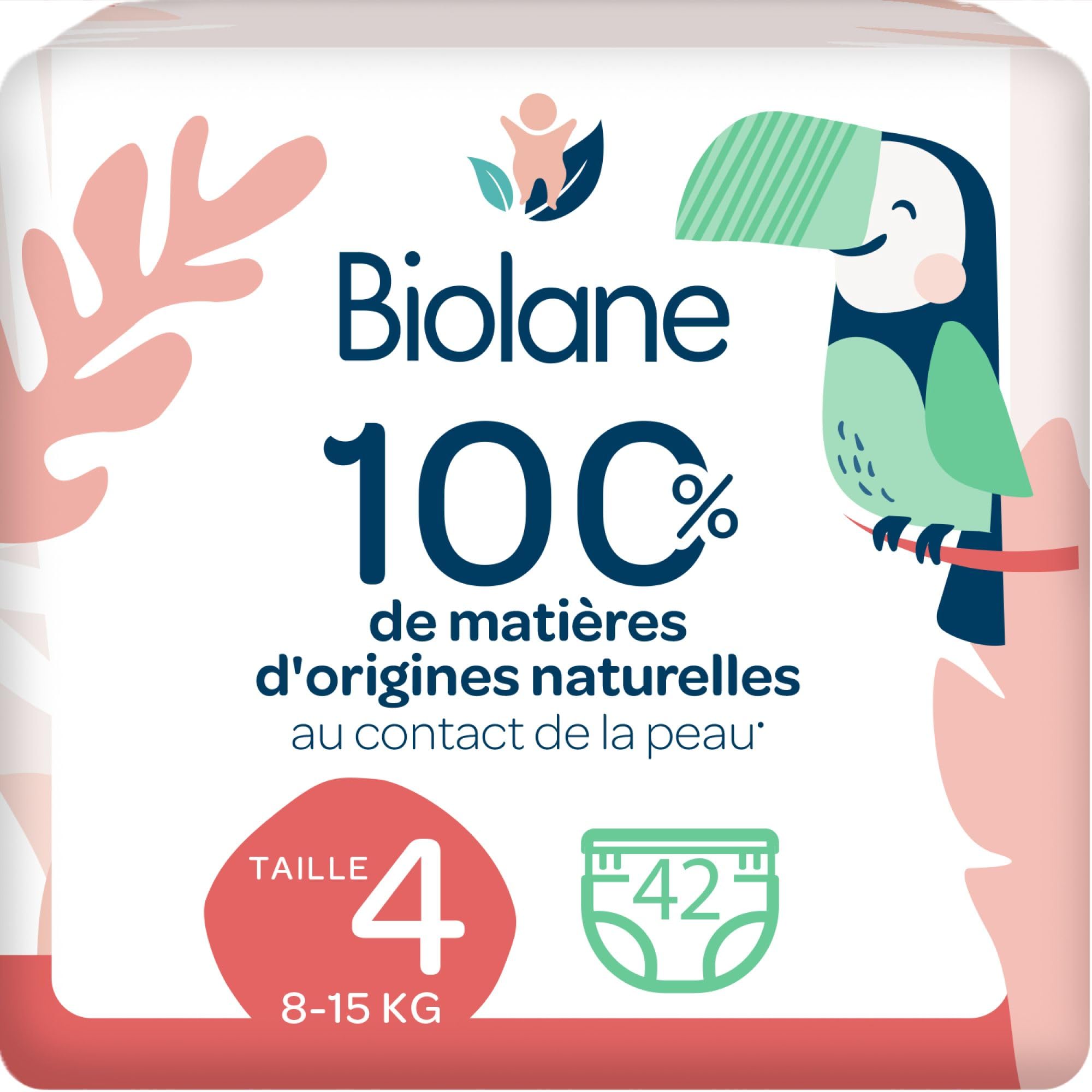 Biolane Natural Panties Size 4 (8-15 kg)
