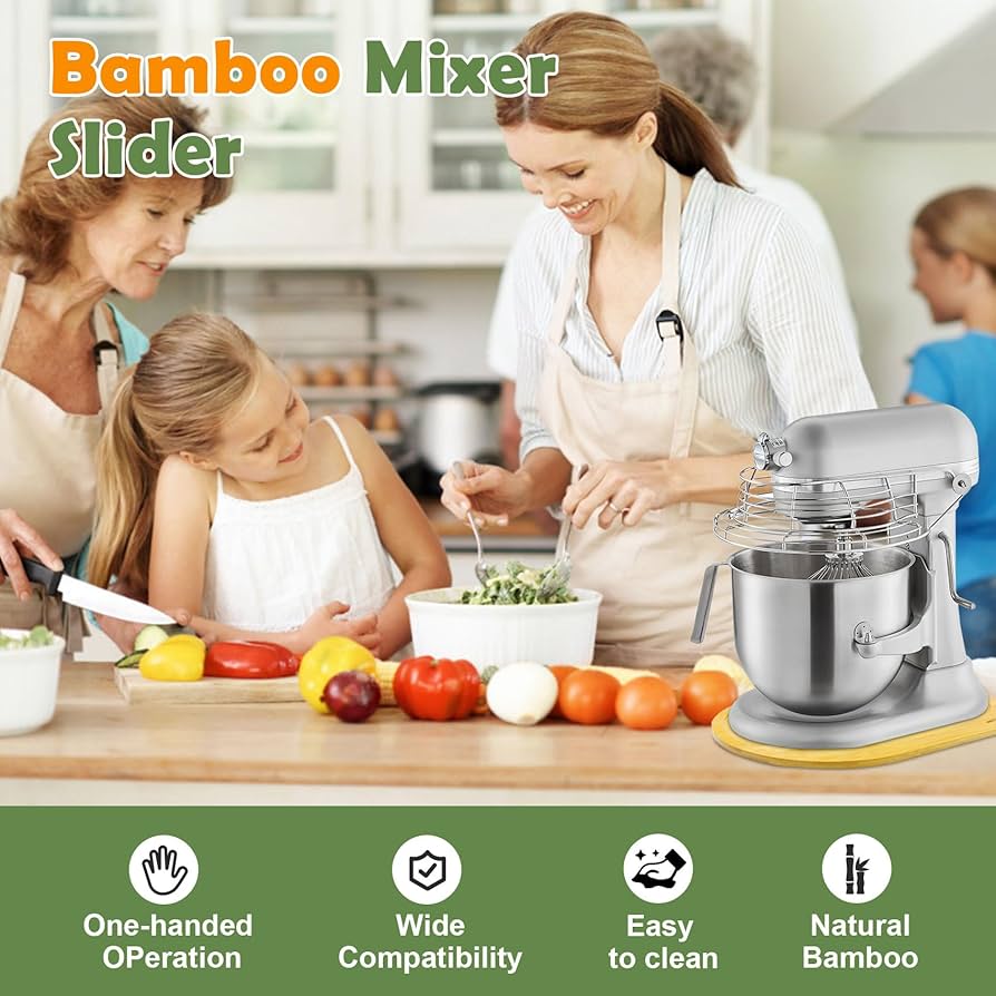 Amazon.com: Bamboo Mixer Slider Compatible with Kitchen aid