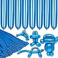 Vista 15 de 260 globos blancos largos para animales de globo, 100 globos giratorios para guirnalda de globos, animales, modelado, cumpleaños, boda, decoración