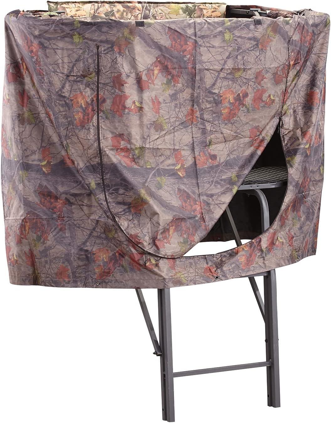 Guide Gear Universal Hunting Tree Stand Blind, Camo Tent, Deer Hunting Accessories Camo