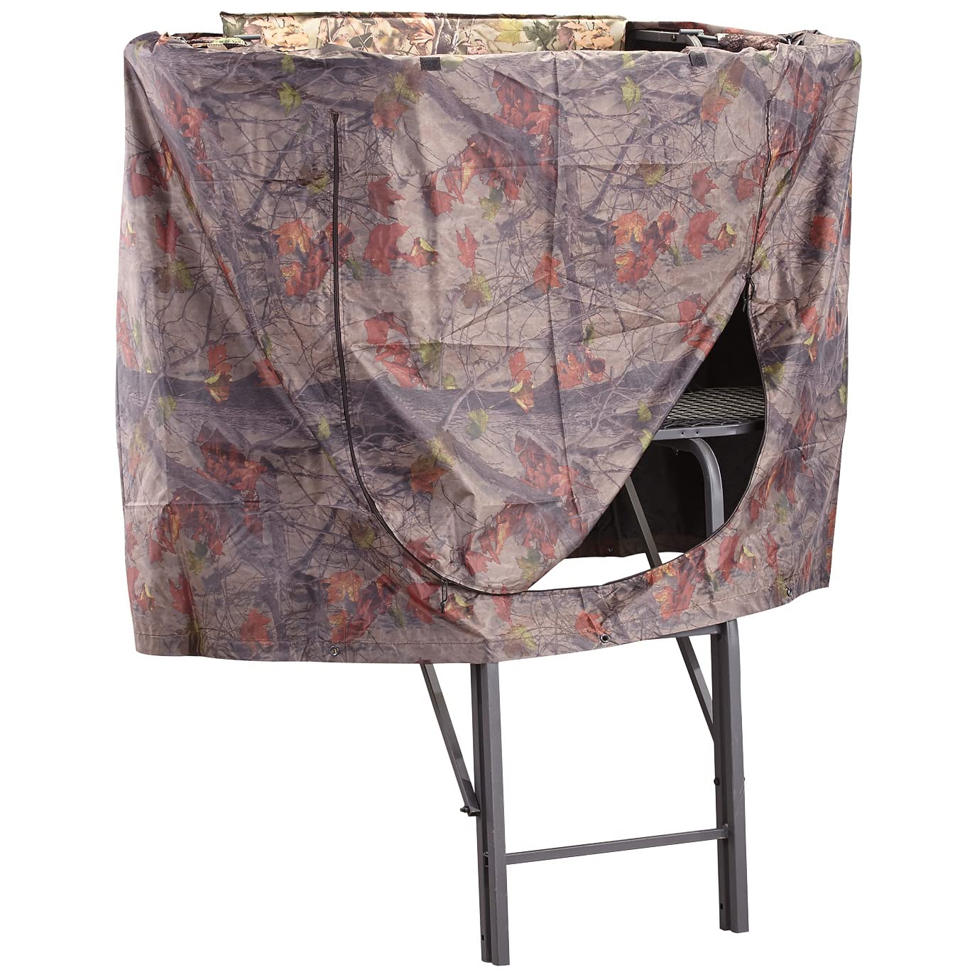 Guide Gear Universal Hunting Tree Stand Blind, Camo Tent, Deer Hunting Accessories