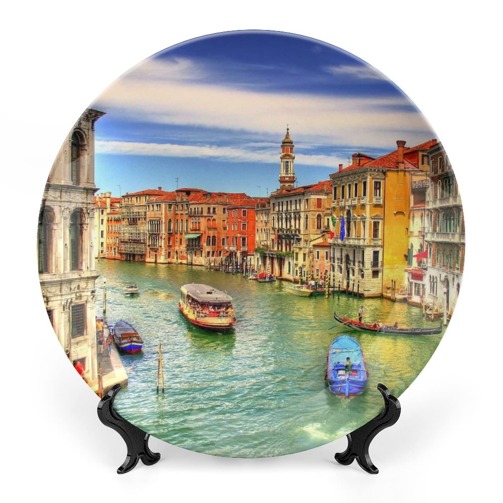 Platos decorativos de porcelana Venecia Italia, el regalo ideal de hogar 8