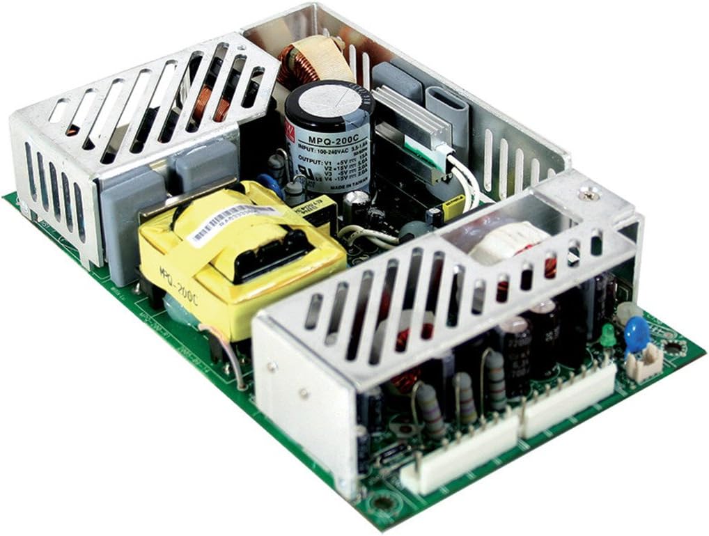 Mean Well Original MPQ-200B Quadruple Output Medical Type Power Supply +/-5V +/-12V 2A/7A/15A