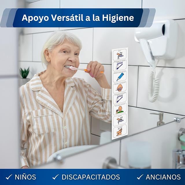 Foto 4 de 6 de Rutina de Cepillado de Dientes Autismo, Agenda Visual Pictogramas (Español)