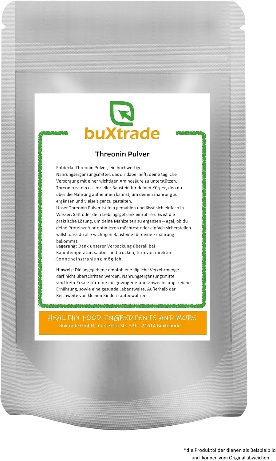 250 g Threonine Powder Dietary Supplement Powder Threonine Amino Acid Buxtrade