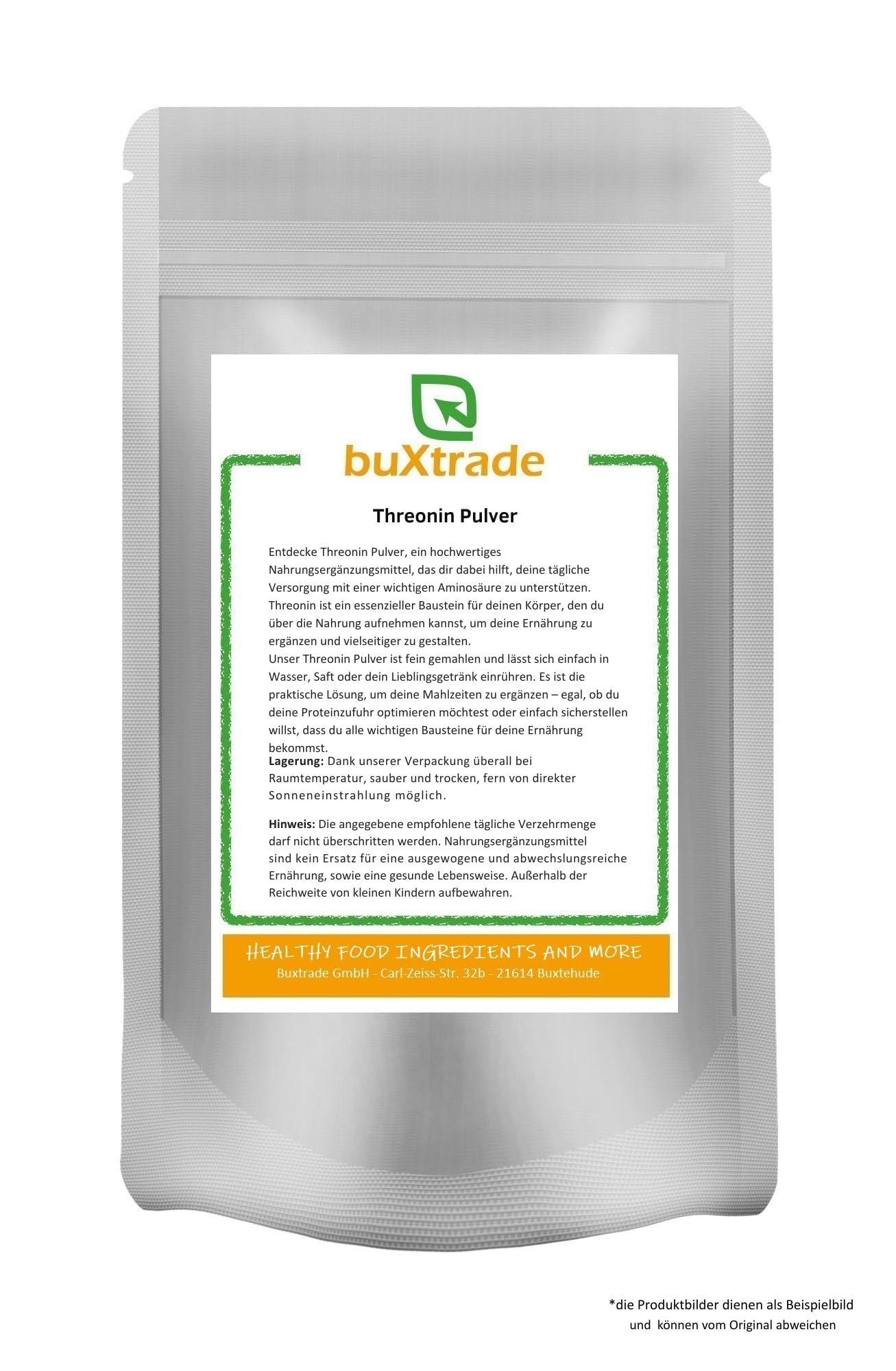2 kg | Threonin Pulver | Nahrungsergänzungsmittel | Pulver | Threonin | Aminosäure | Buxtrade