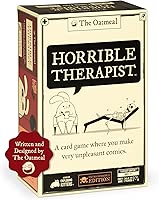 Exploding Kittens Horrible Therapist: Extra Horrible Edition - A Card Game Where You Make Very Unpleasant Comics - Adult Card Game for 3-8 Players, Ages 17+ - Party Games & Family Game Night