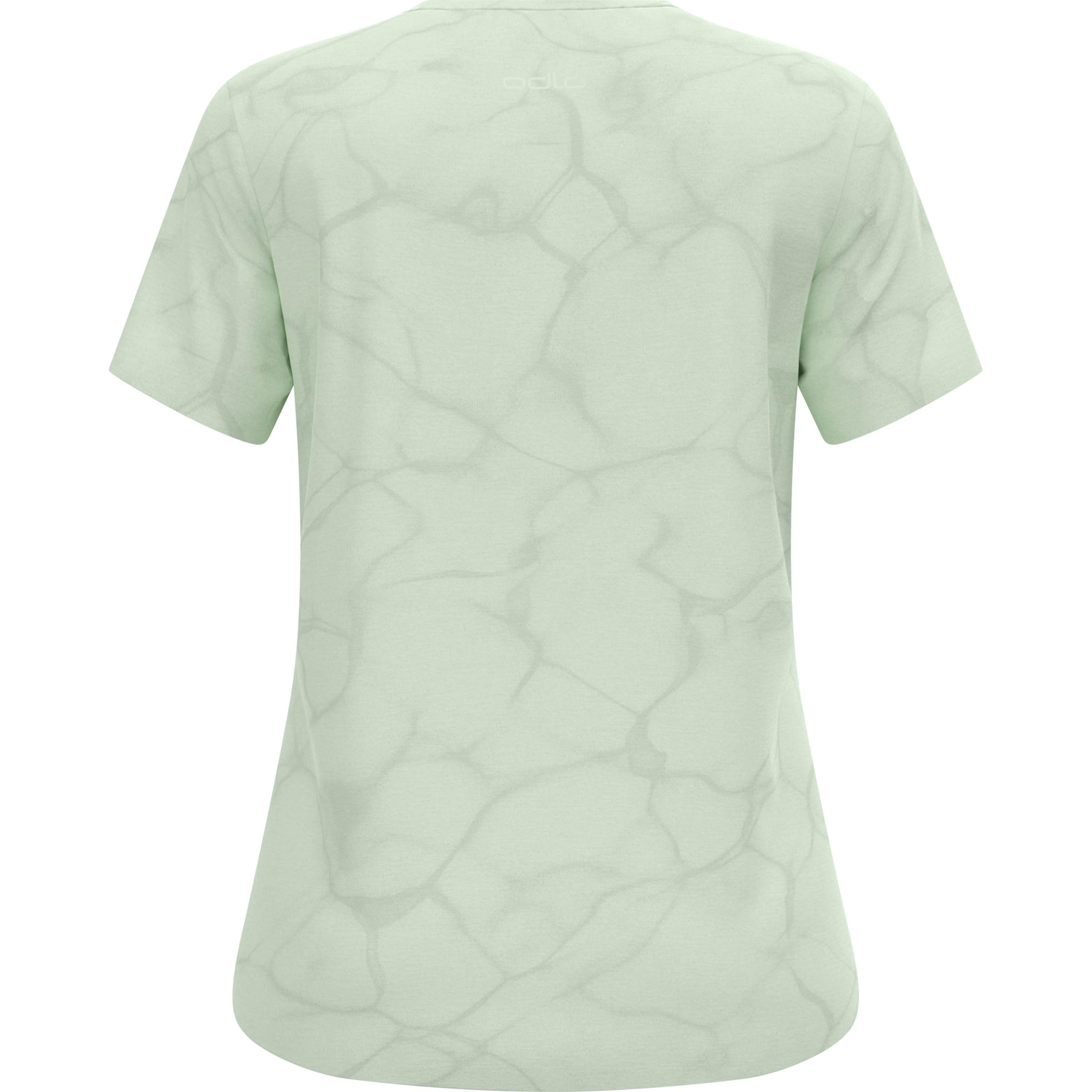 Odlo Zeroweight Engineered Chill-Tec Laufshirt Damen Salbei - Ambrosia Melange M