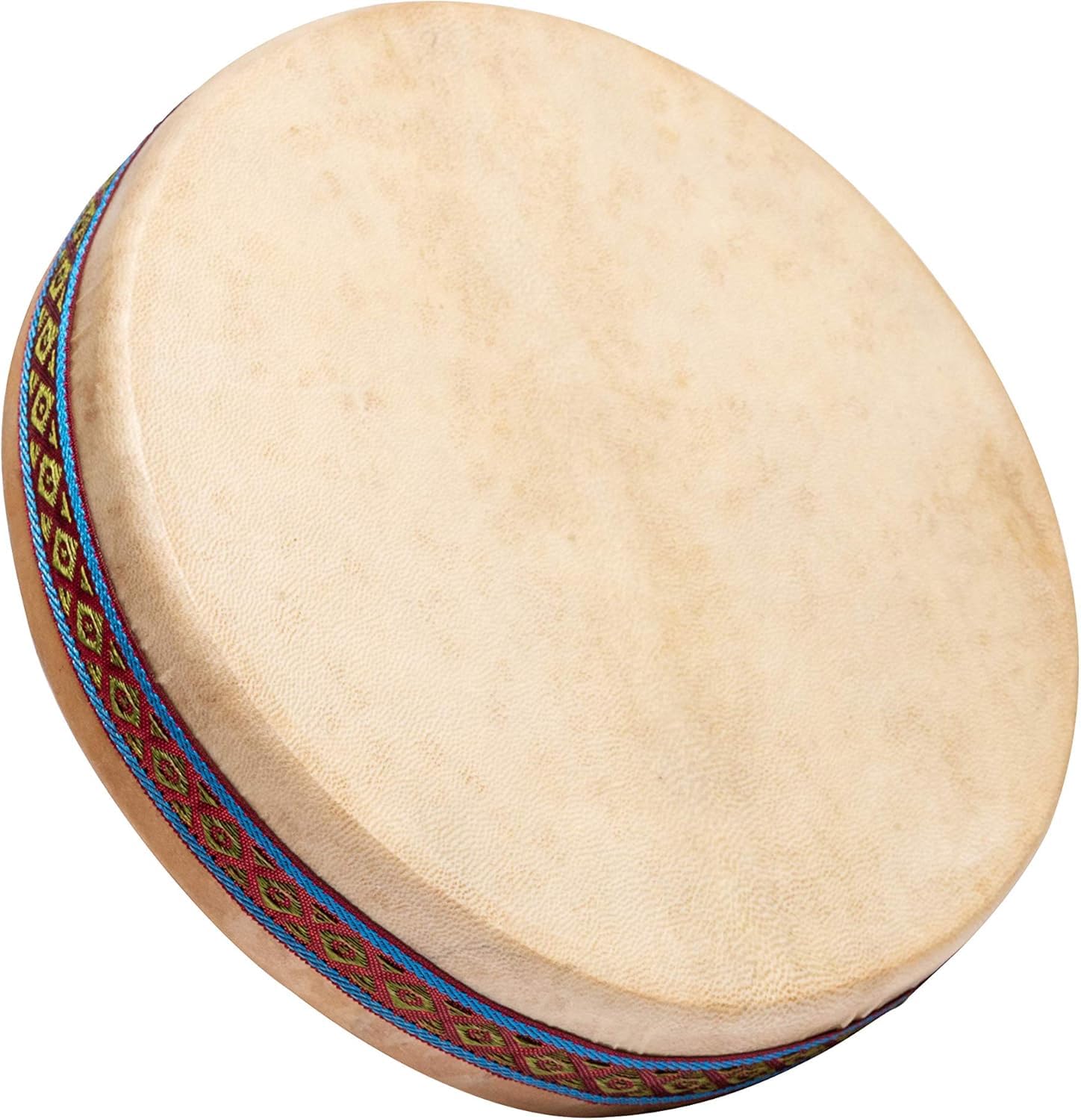 Fuzeau – 9451 – Ocean Drum Ø 40 cm – Imite Son De La Mer – Relaxation, Détente, Musicothérapie – Ambiance Nature, Vagues Sonores – Apprentissage Ludique Dès 5 Ans – Peau Naturelle, Bois - Réf. 9451