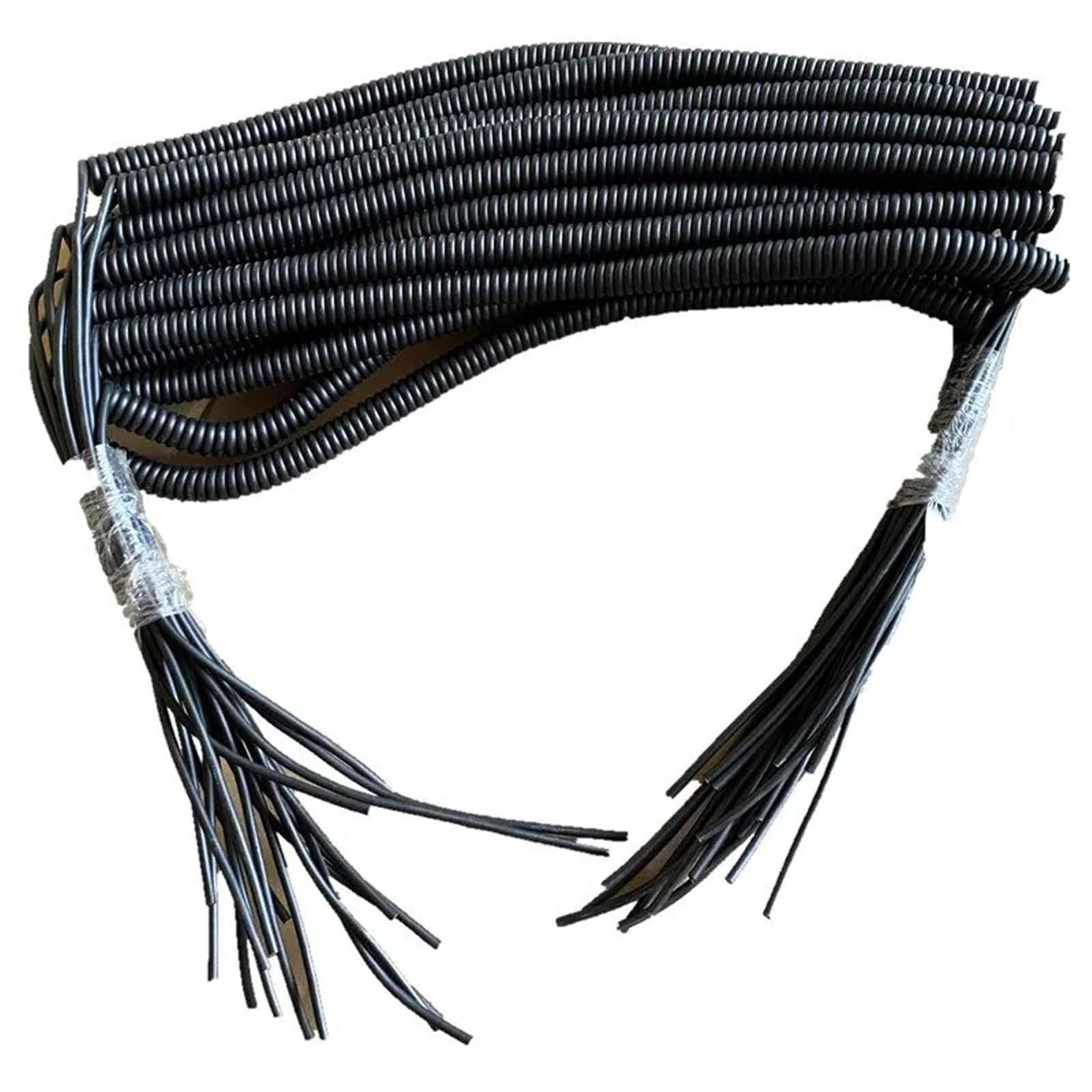 Câble réseau à paire torsadée blindé à 4 conducteurs avec cordon d'alimentation télescopique - Câble en spirale élastique 20 AWG(Stretch 6meter)