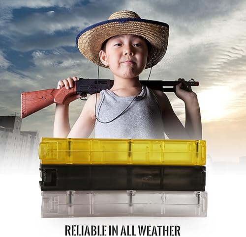 Miniatura 4 de FAMKIT Airsoft Speed Loader, bb Quick Loader Simplificado Airsoft Paintball 500rd BB Speedloader Tactical Militar BB Box Juegos de Guerra Pistola