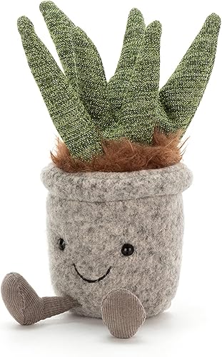 Miniatura 1 de Jellycat Silly Suculenta Aloe Planta Plush, 9 pulgadas