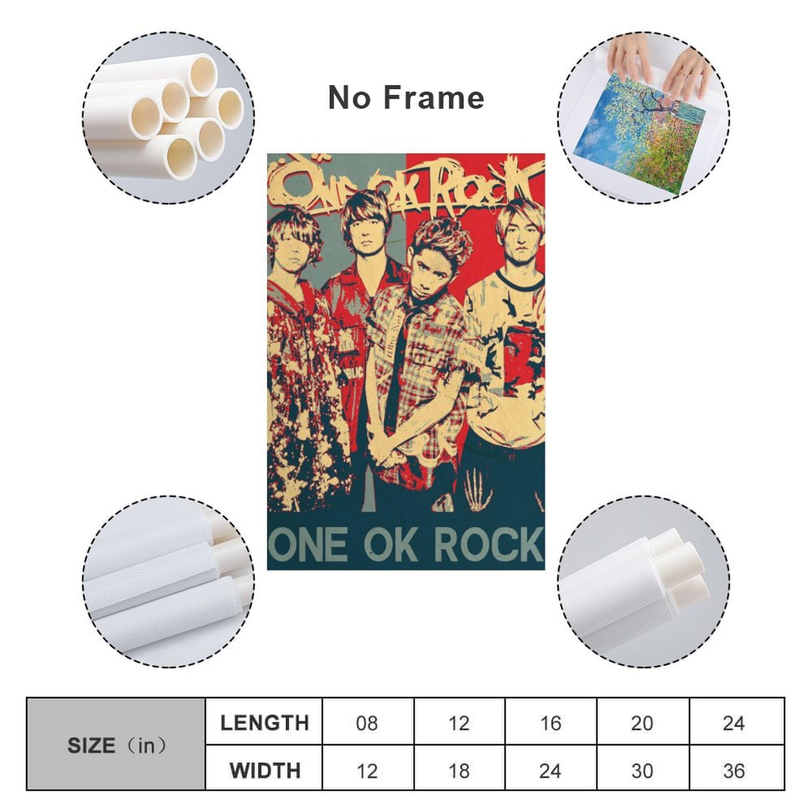 Amazon.co.jp: ワンオクロック日本の人気ロックバンド ポスター (31