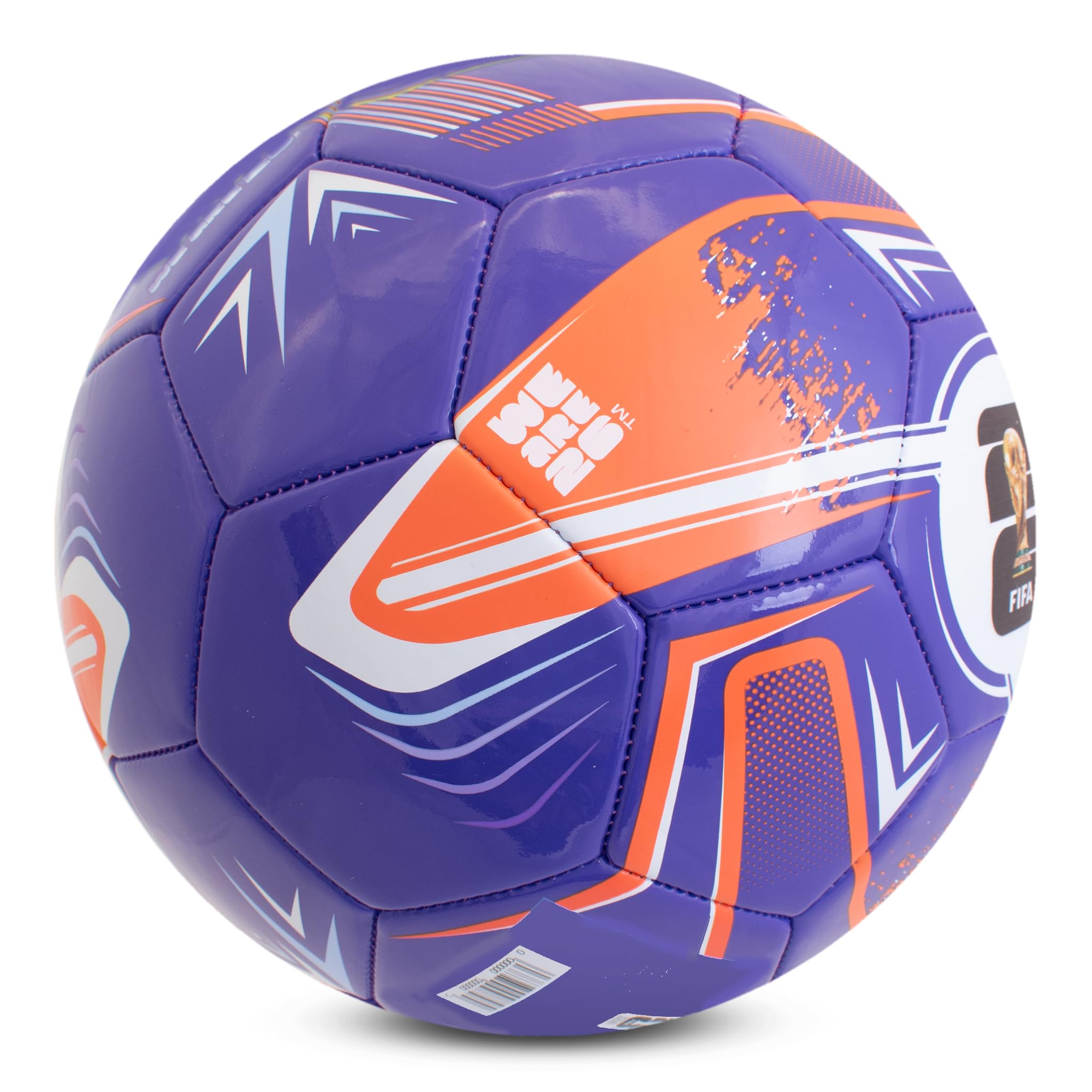 Hy-Pro Officially Licensed FWC26 Size 5 Football - Training Ball with Trophy Design & Host Nations Graphics, Football Gifts for Boys - FIFA World Cup 2026 Design