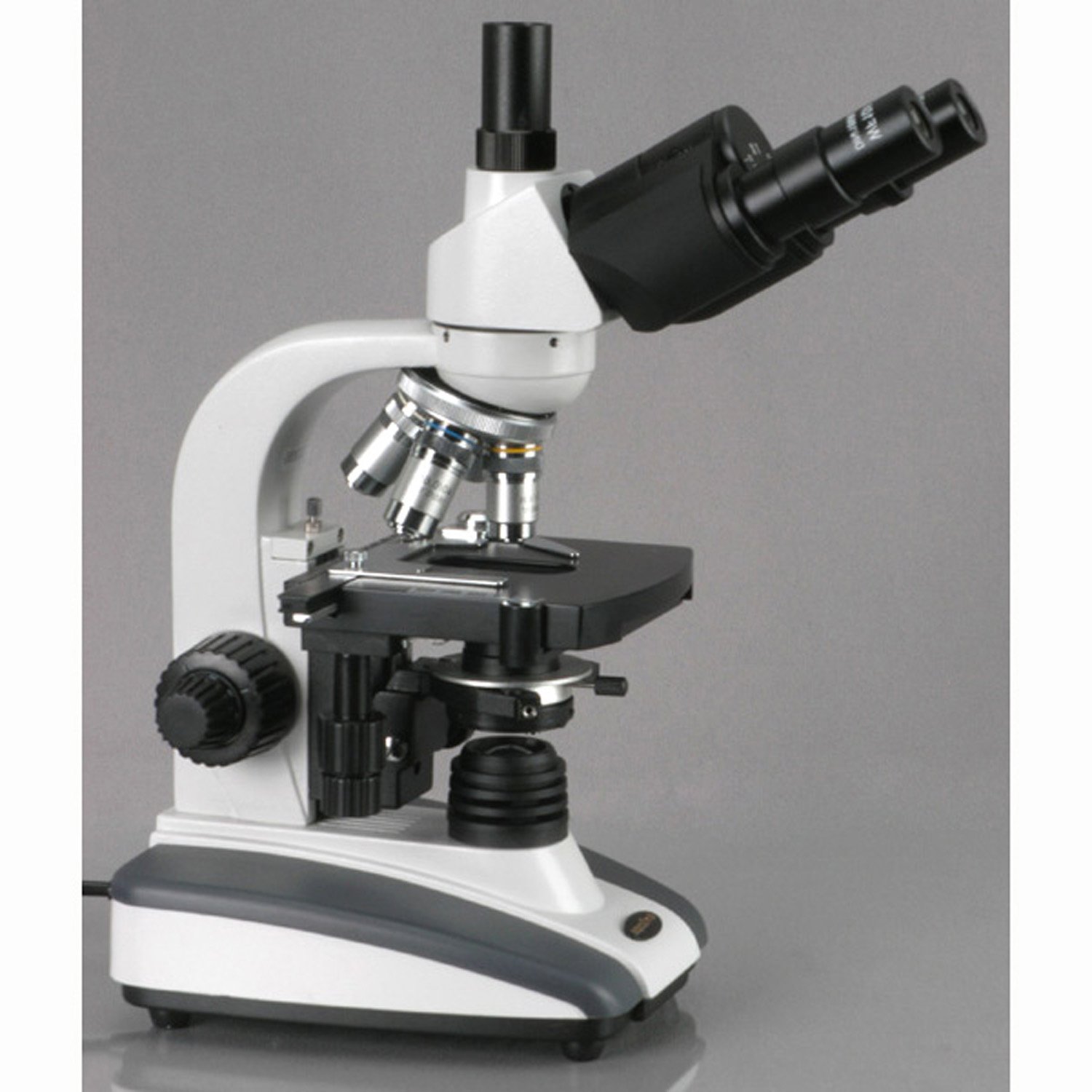 AmScope t360 C LED trinocular Compuesto biológica microscopio 40 x -2500 X
