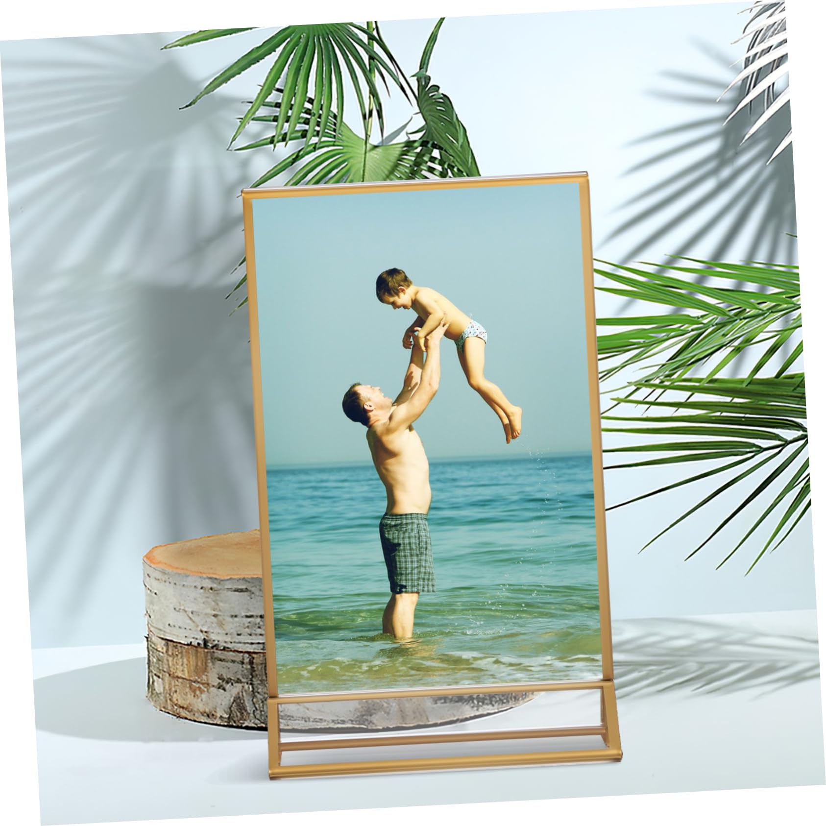 6stücke Tischschildhalter Vertikaler Schild-stehtisch Doppelseitiger Broschüre-dokument-display-ständer Einfach Zu Montieren Transparent Und Langlebig