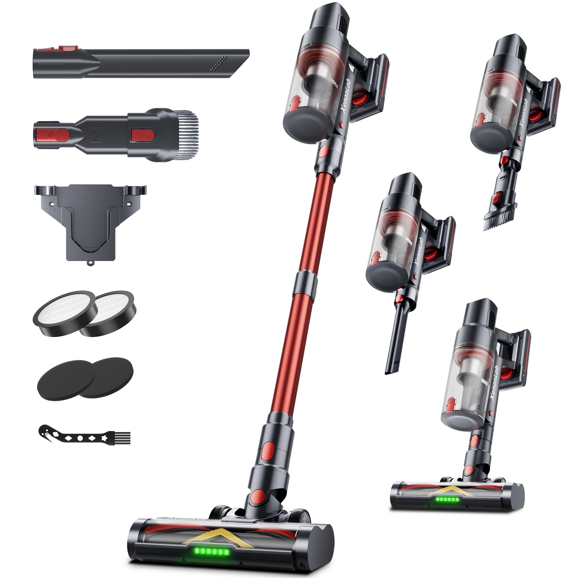 Photo 1 of XenonLab Cordless Vacuum Cleaner, 75Mins/55KPa/650W Freestanding Vacuum Cleaners for Home