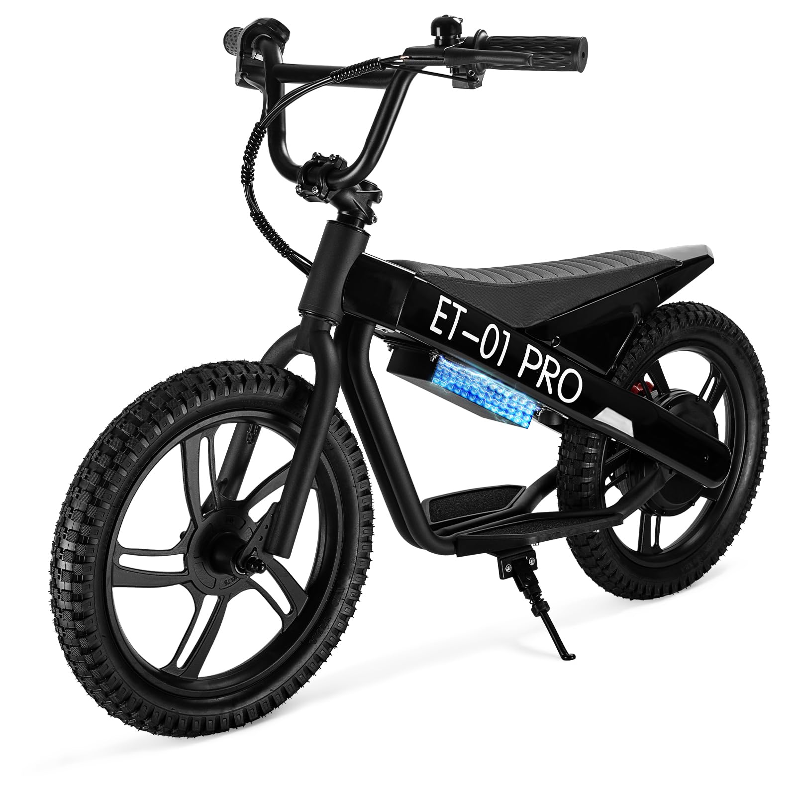 DUODIAN Kids Electric Bike, 350W Brushless Motor, 15.5 MPH, 36V 5.2Ah Lithium Battery, 10 Miles Range, 16