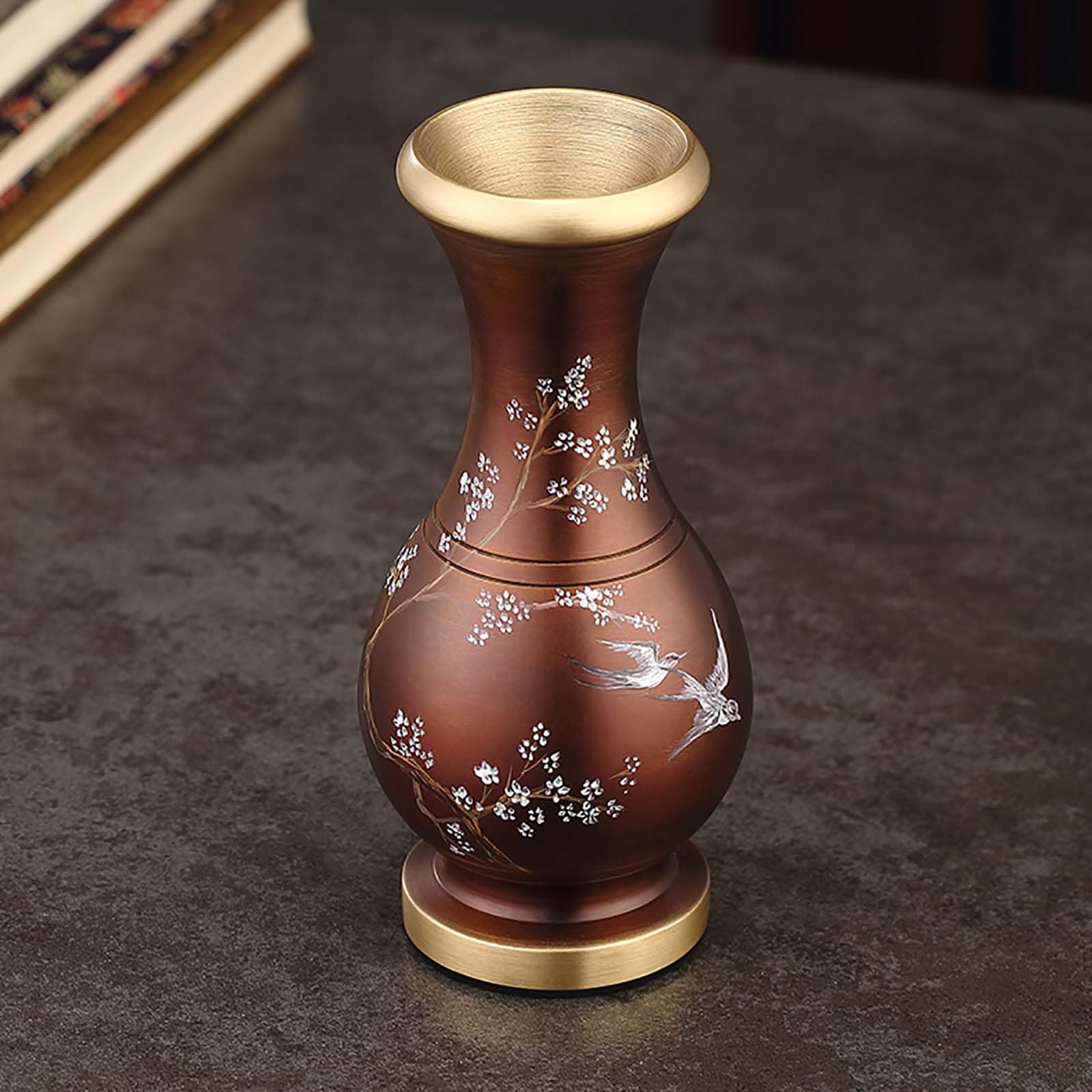 Amazon.com: Antique Brass vase Copper Brass Vases China Style