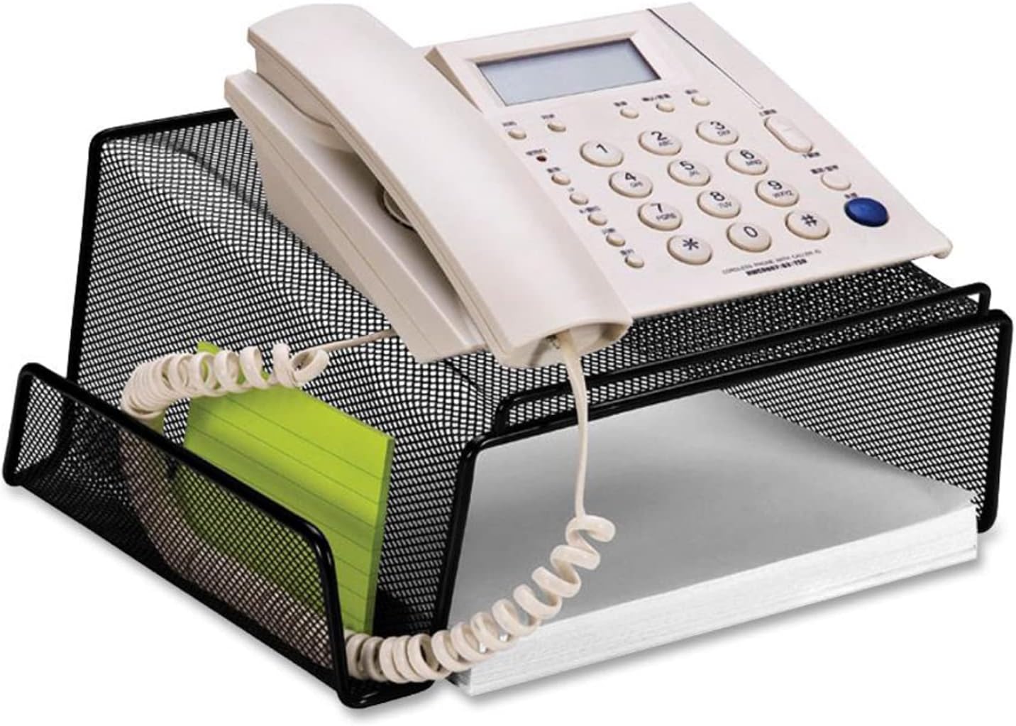 1InTheOffice Telephone Stand Desktop, Mesh