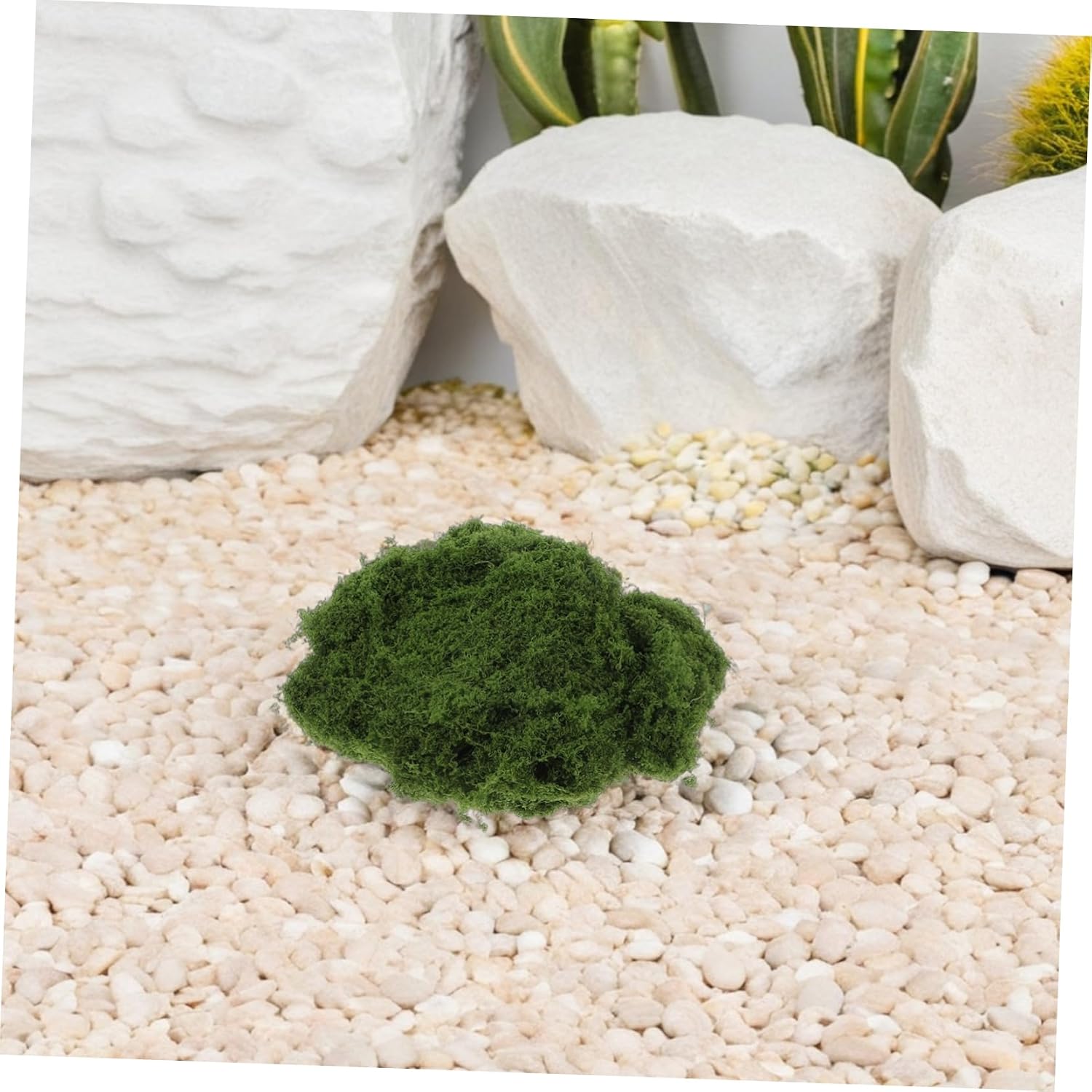 3pcs Artificial Moss Blocks for Crafts Decorative Faux Moss for Centerpieces Landscape Decor for Weddings Parties